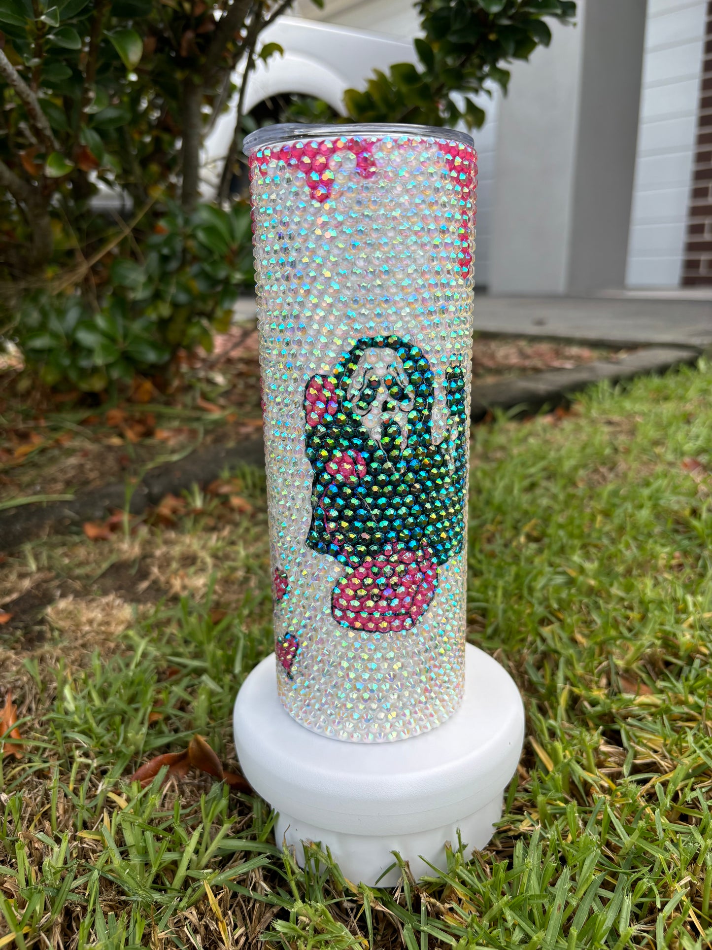 20oz uv dtf full rhinestone