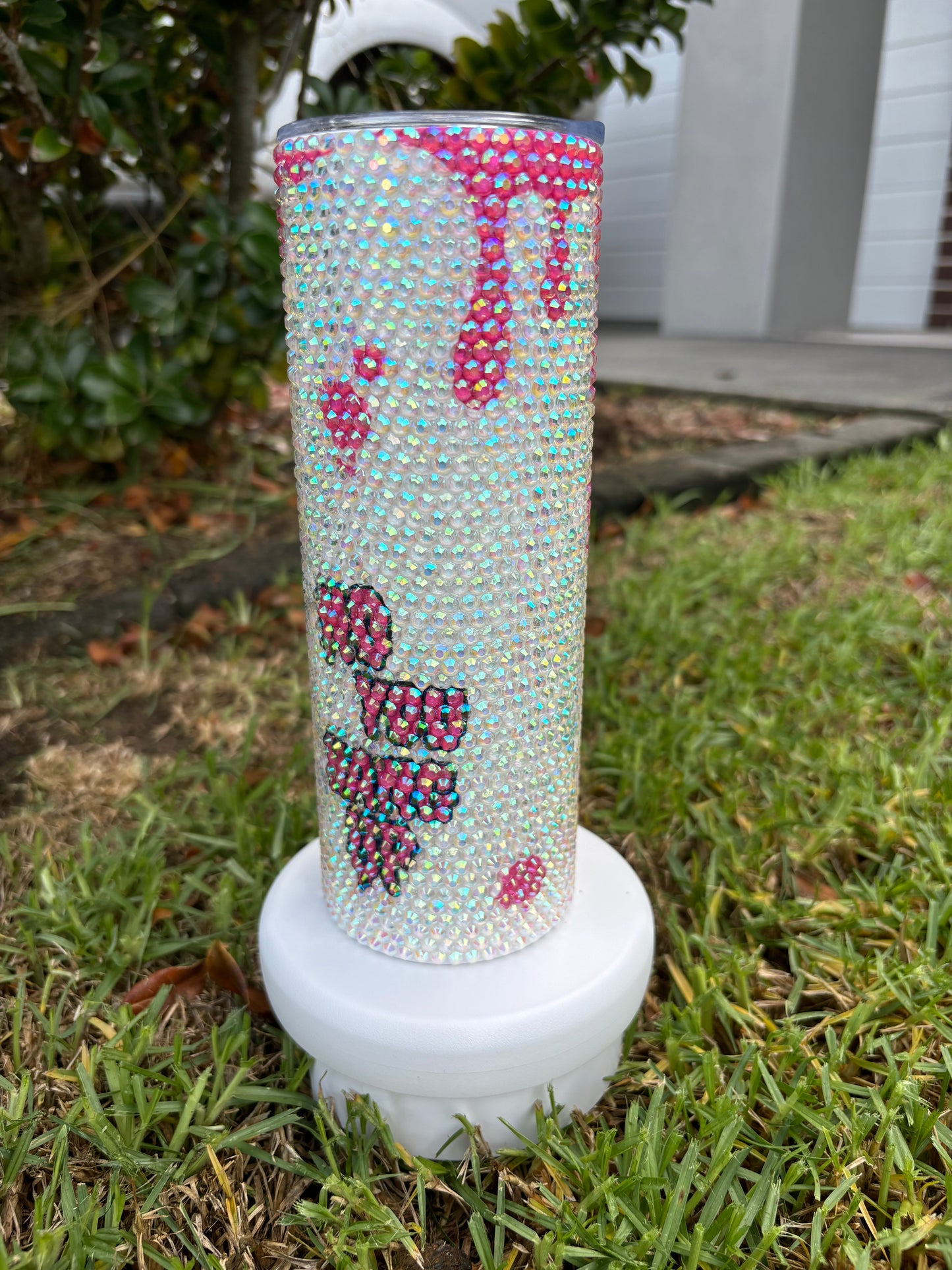 20oz uv dtf full rhinestone